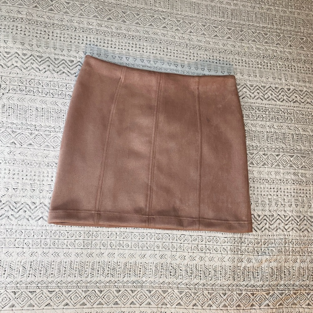 Pink Velvet Skirt